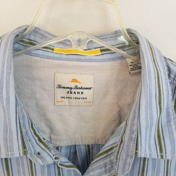 Tommy Bahama Jeans Long Sleeve Button Up Shirt XL - Picture 9 of 16